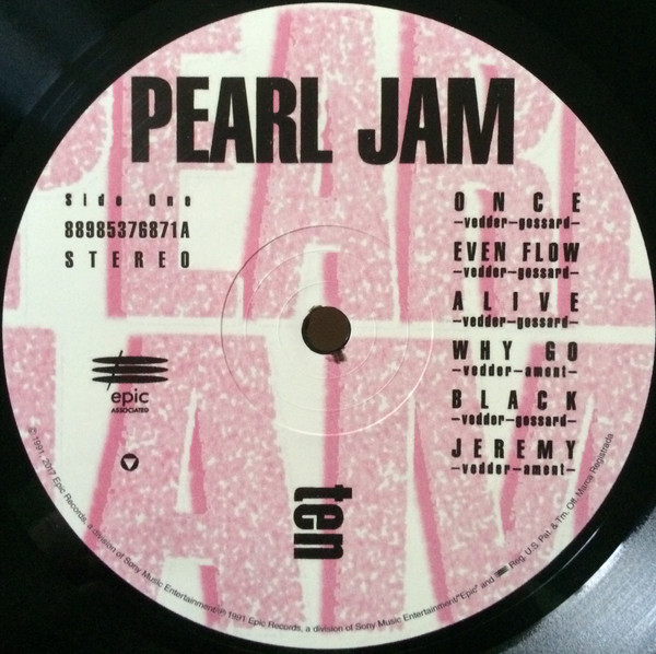 Pearl Jam - Ten | Epic Associated (88985376871) - main Pearl Jam - Ten | Epic Associated (88985376871) - main