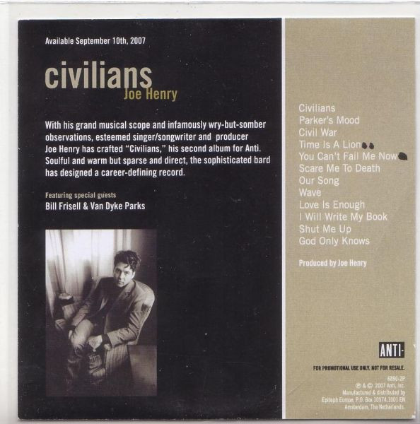 Joe Henry - Civilians | Anti- (6890-2a) - 2