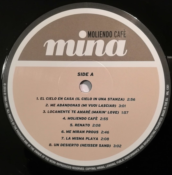 Mina - Moliendo Cafè | Vinyl Ermitage (VNL 1301) - 3