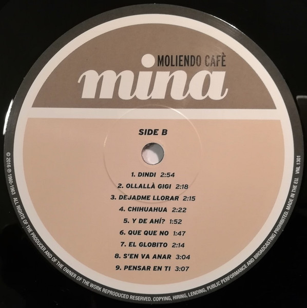 Mina - Moliendo Cafè | Vinyl Ermitage (VNL 1301) - 4