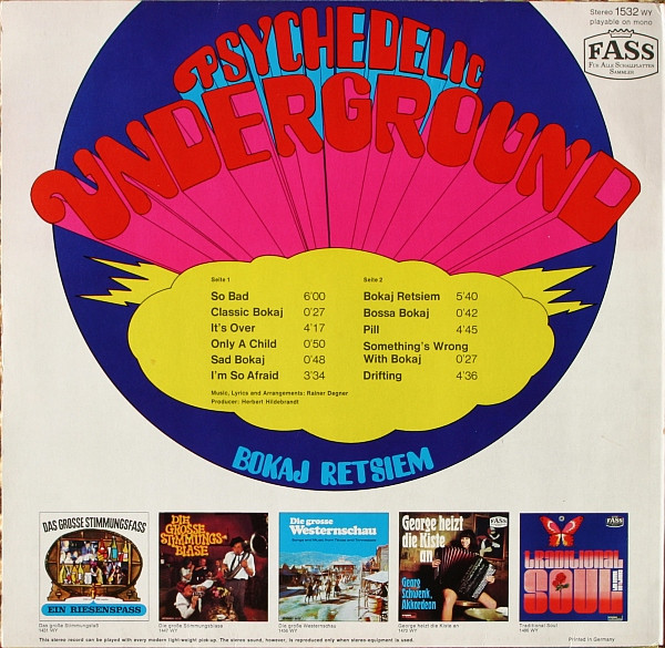 Bokaj Retsiem - Psychedelic Underground | Fass (1532 WY) - 2