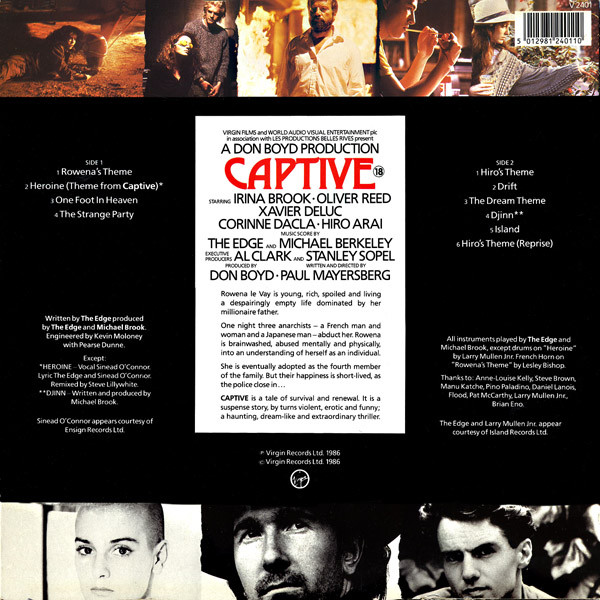 The Edge With Michael Brook - Captive | Virgin (V 2401) - 2 The Edge With Michael Brook - Captive | Virgin (V 2401) - 2