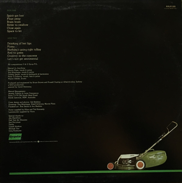 Mental As Anything - Creatures Of Leisure | Regular Records (RRLP1205) - 2 Mental As Anything - Creatures Of Leisure | Regular Records (RRLP1205) - 2