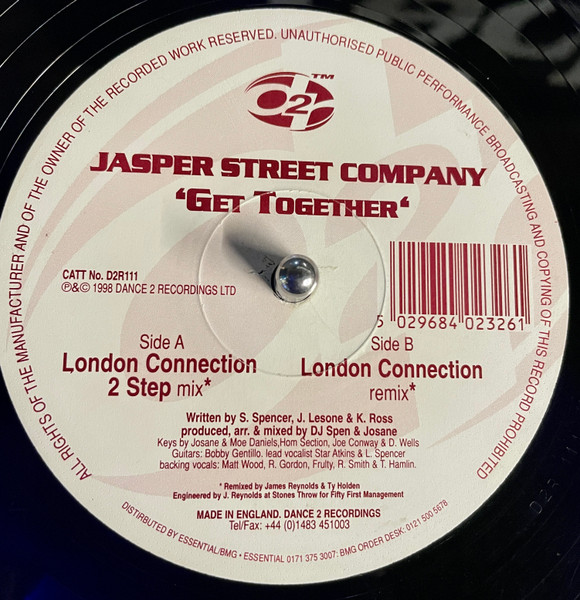 Jasper Street Co. - Get Together (London Connection Remixes) | Dance 2 Recordings (D2R111)