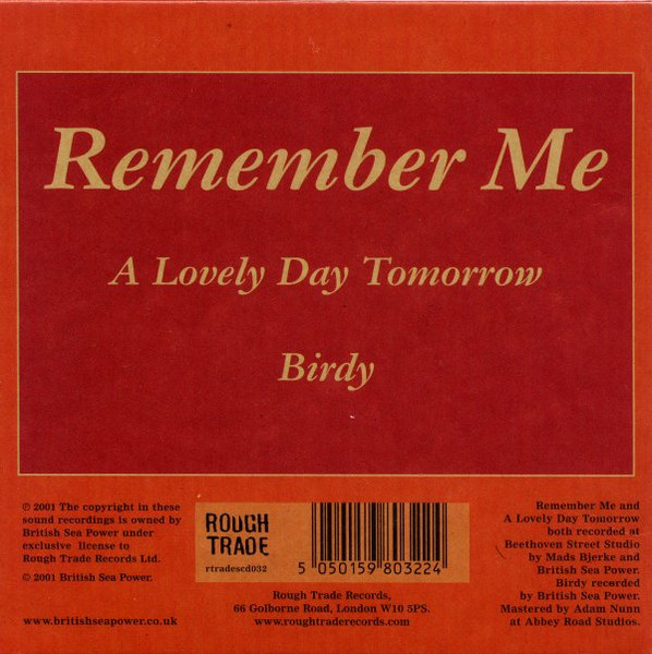 British Sea Power - Remember Me | Rough Trade (RTRADESCD032) - 2