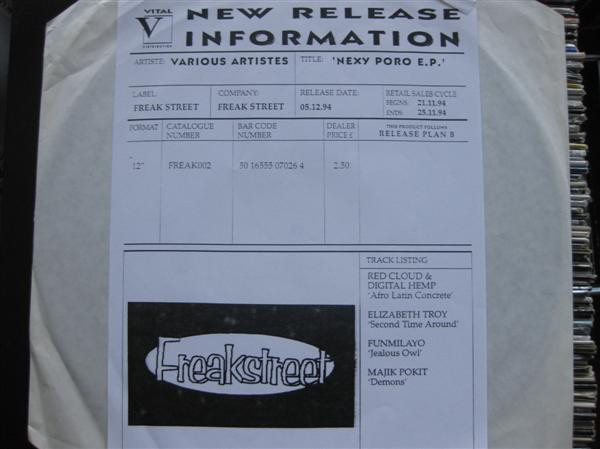 Various - The NexyPoro EP | Freakstreet (FRK12002) - 2