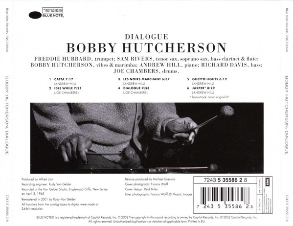 Bobby Hutcherson - Dialogue | Blue Note (7243 5 35586 2 8) - 2 Bobby Hutcherson - Dialogue | Blue Note (7243 5 35586 2 8) - 2