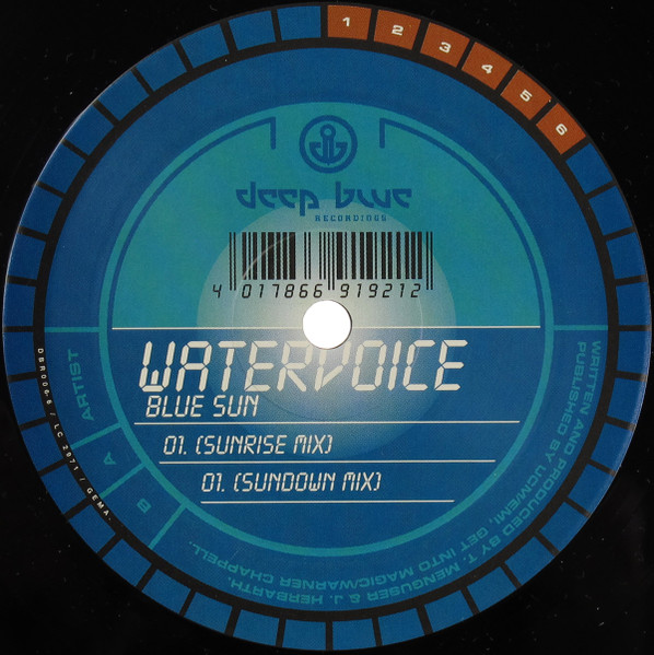Watervoice - Blue Sun | Deep Blue Recordings (DBR006-6)