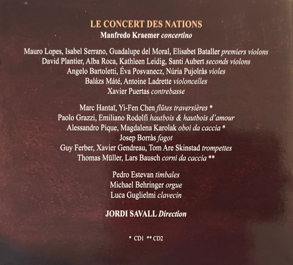 Jordi Savall , Le Concert Des nations , La Capella Reial De Catalunya , Katja Stuber , Raffaele Pe , Martin Platz , Thomas Stimmel - J.S. Bach. Weihnachts-Oratorium/Oratorio de Noël/Christmas Oratorio | Alia Vox (AVSA 9940) - 4 Jordi Savall , Le Concert Des nations , La Capella Reial De Catalunya , Katja Stuber , Raffaele Pe , Martin Platz , Thomas Stimmel - J.S. Bach. Weihnachts-Oratorium/Oratorio de Noël/Christmas Oratorio | Alia Vox (AVSA 9940) - 4