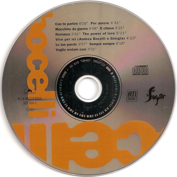 Andrea Bocelli - Bocelli | Polydor (527 569-2) - 3