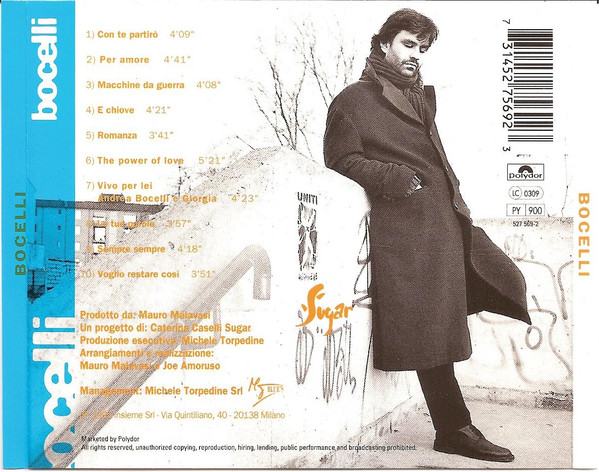 Andrea Bocelli - Bocelli | Polydor (527 569-2) - 2