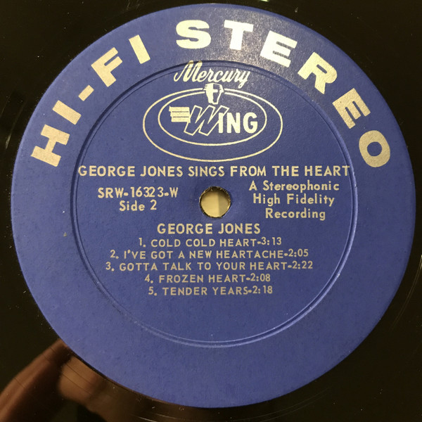 George Jones - George Jones Sings From The Heart | Mercury Wing (SRW 16323) - 4 George Jones - George Jones Sings From The Heart | Mercury Wing (SRW 16323) - 4