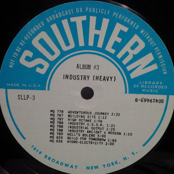 The Westway Studio Orchestra - Industry (Light), Industry (Heavy) | Southern Library Of Recorded Music (SLLP 3) - 4 The Westway Studio Orchestra - Industry (Light), Industry (Heavy) | Southern Library Of Recorded Music (SLLP 3) - 4