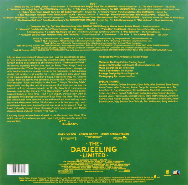 The Darjeeling Limited (Original Soundtrack)