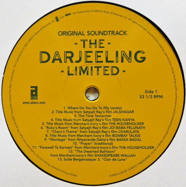 The Darjeeling Limited (Original Soundtrack)