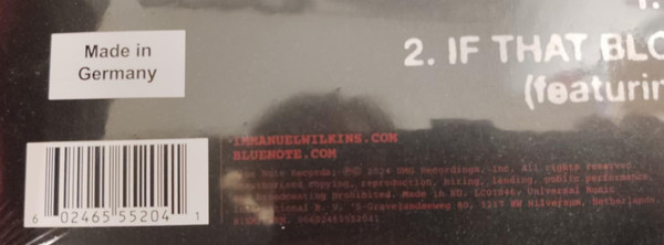 Immanuel Wilkins - Blues Blood | Blue Note (00602465552041) - 3