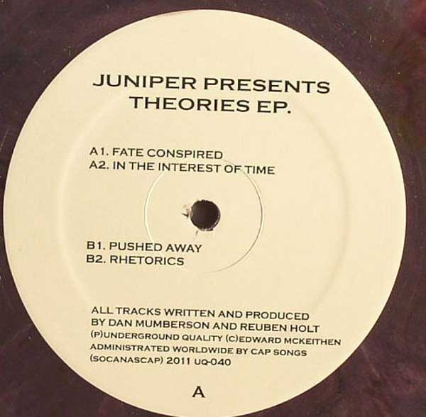 Juniper - Theories EP. | Underground Quality (UQ-040) - 2