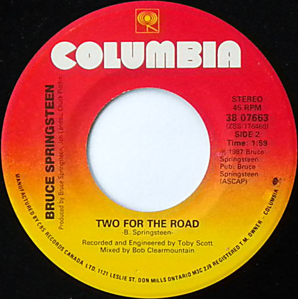 Bruce Springsteen - Tunnel Of Love (7") [Vinyl] | Columbia (38-07663) - 4