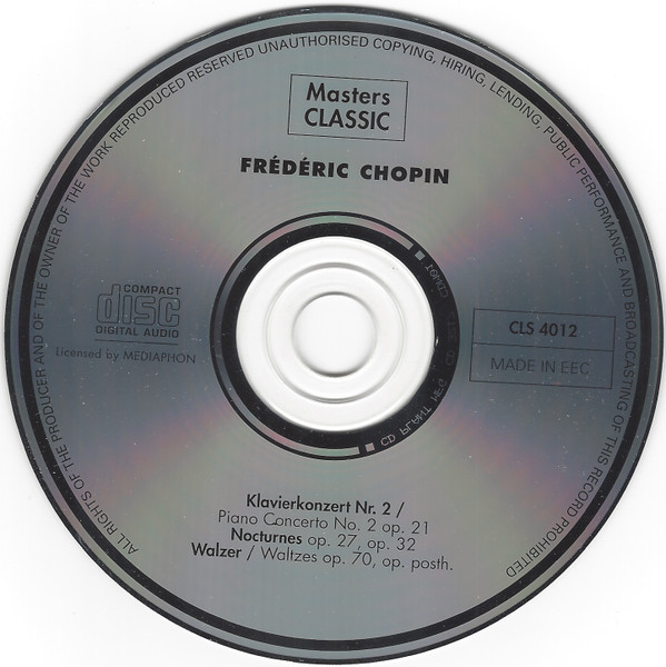 Frédéric Chopin - Nocturnes | Masters Classic (CLS 4012 F) - 3