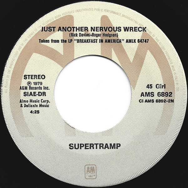 Supertramp - The Logical Song | A&M Records (AMS 6892) - 4