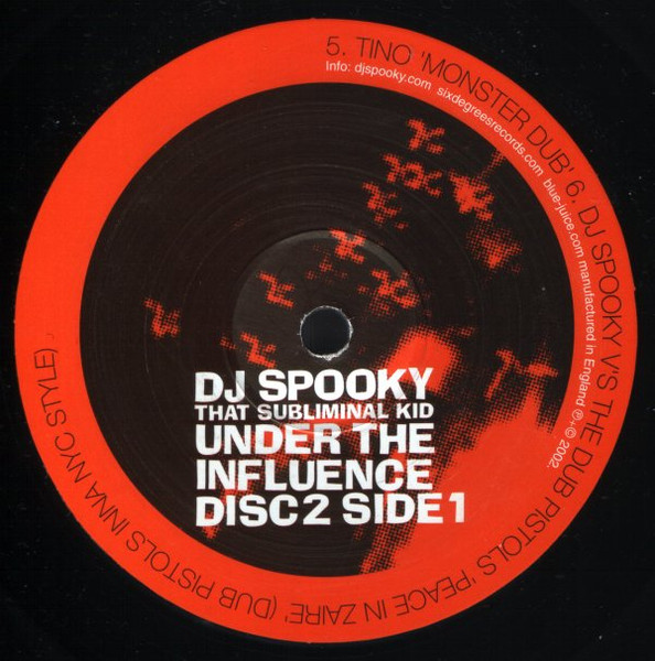 DJ Spooky - Under The Influence | Blue Juice (BJ O11A) - 3