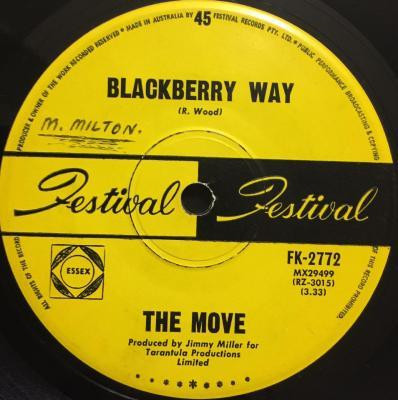 The Move - Blackberry Way / Hey Grandma | Festival Records (FK-2772)