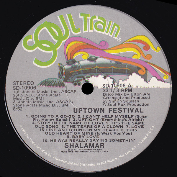 Shalamar - Uptown Festival | Soul Train (SD-10906) - main