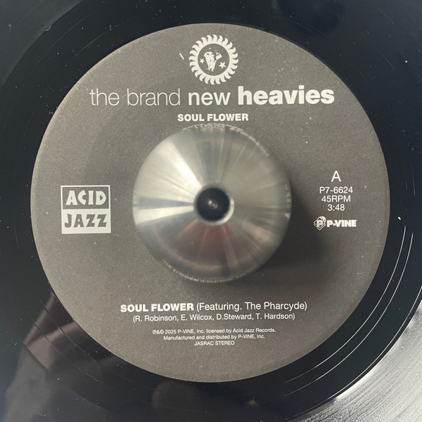 The Brand New Heavies - Soul Flower / It's Gettin Hectic | P-Vine Records (P7-6624) - 3 The Brand New Heavies - Soul Flower / It's Gettin Hectic | P-Vine Records (P7-6624) - 3