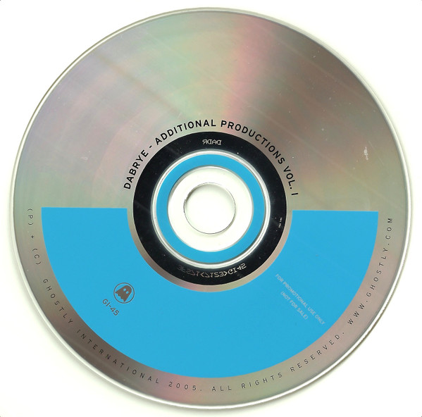Dabrye - Additional Productions Vol. 1 | Ghostly International (GI-45) - 3