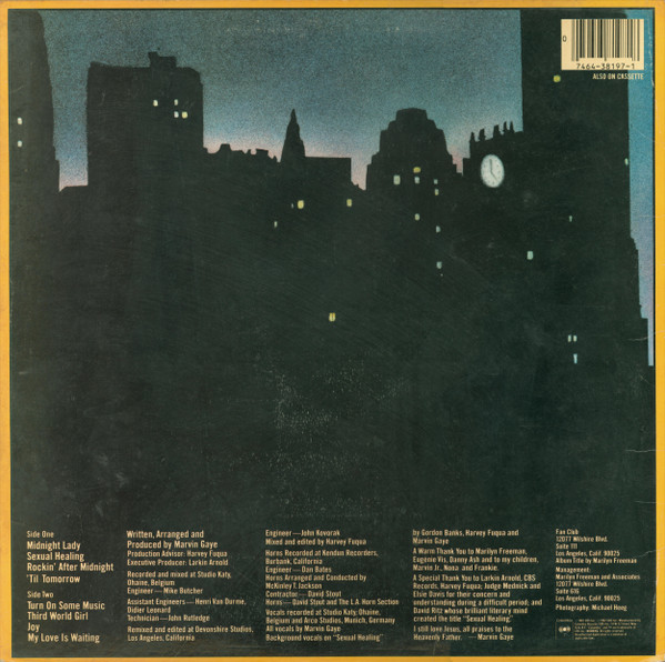 Marvin Gaye - Midnight Love | Columbia (FC 38197) - 2 Marvin Gaye - Midnight Love | Columbia (FC 38197) - 2