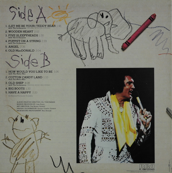 Elvis Presley - Elvis Sings For Children And Grownups Too! | RCA Victor (PL 12901) - 3 Elvis Presley - Elvis Sings For Children And Grownups Too! | RCA Victor (PL 12901) - 3