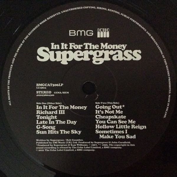 Supergrass - In It For The Money | BMG (BMGCAT506LP) - 4