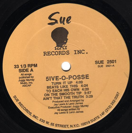 5ive-O-Posse - 5ive•O•Posse | Sue Records Inc. (SUE 2501) - 3