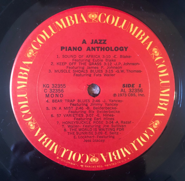 Various - A Jazz Piano Anthology | Columbia (KG 32355) - 4 Various - A Jazz Piano Anthology | Columbia (KG 32355) - 4