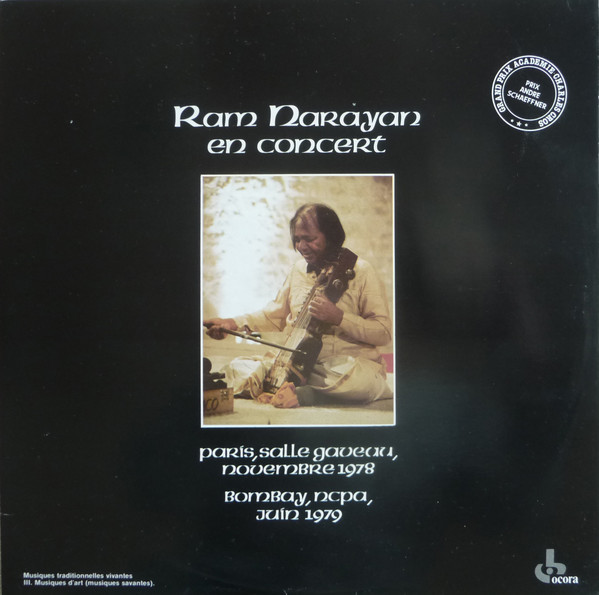 Ram Narayan - Ram Narayan En Concert | Ocora (558624/25)