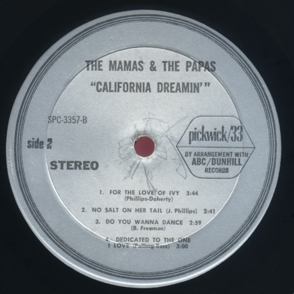 The Mamas & The Papas - California Dreamin' | Pickwick (SPC-3357) - 4