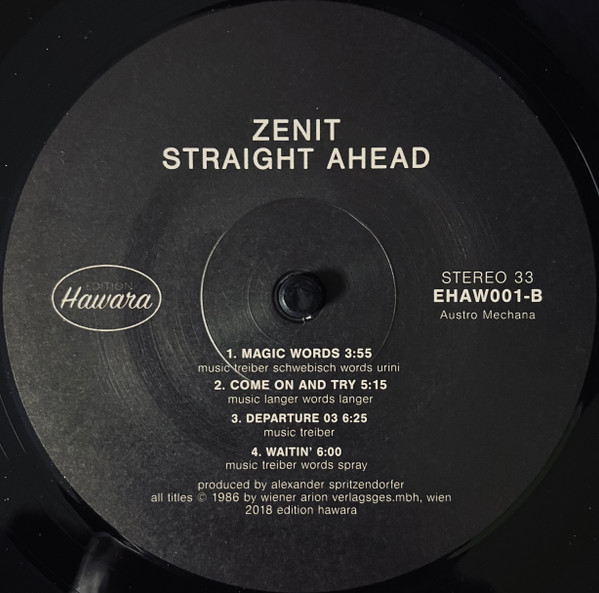 Zenit - Straight Ahead | Edition Hawara (EHAW001) - 3 Zenit - Straight Ahead | Edition Hawara (EHAW001) - 3