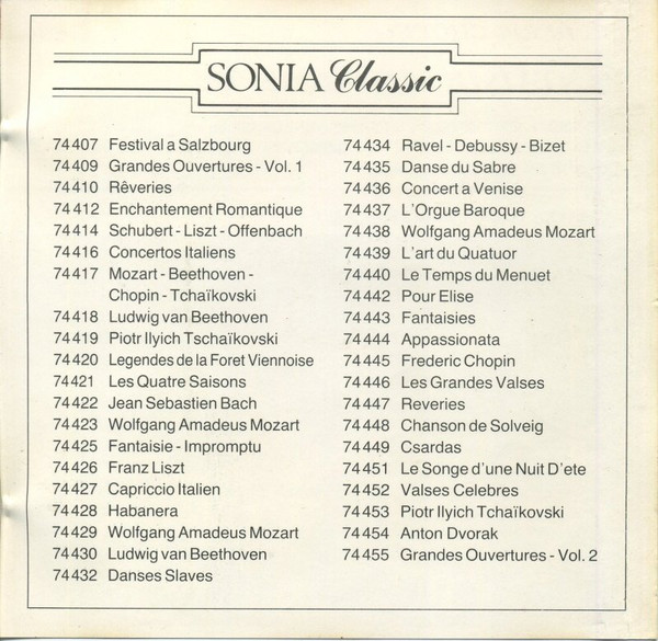 Frédéric Chopin , Dubravka Tomsic , Ida Černecká - Fantasie - Impromptu | Sonia Classic (CD 74425) - 4