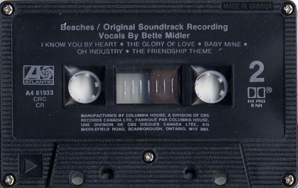 Bette Midler - Beaches - Original Soundtrack Recording | Atlantic (A4 81933) - 4