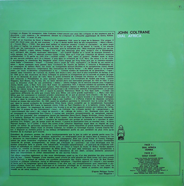John Coltrane - Dial Africa | BYG Records (BYG 529 108) - 2 John Coltrane - Dial Africa | BYG Records (BYG 529 108) - 2