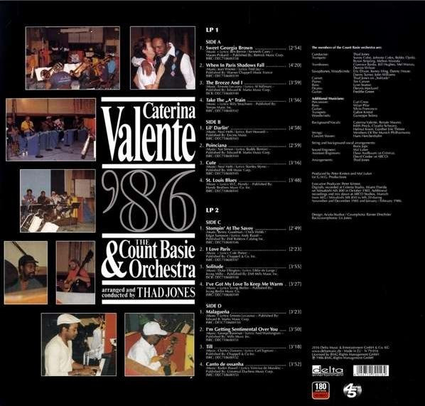Caterina Valente & Count Basie Orchestra - Caterina Valente '86 & The Count Basie Orchestra | Delta Entertainment (N 79 016) - 2 Caterina Valente & Count Basie Orchestra - Caterina Valente '86 & The Count Basie Orchestra | Delta Entertainment (N 79 016) - 2