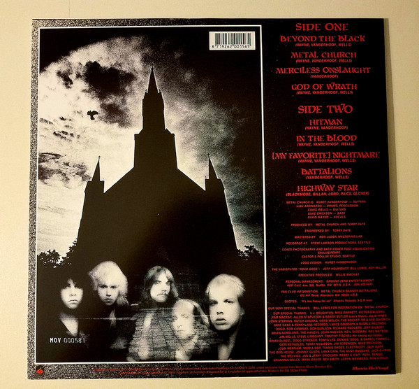 Metal Church - Metal Church (MOV - Limited Edition - Silver Vinyl) [Vinyl] | Music On Vinyl (MOVLP1666) - 4