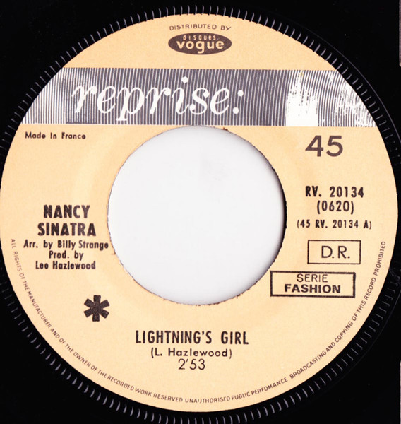 Nancy Sinatra - Lightning's Girl / Until It's Time For You To Go | Reprise Records (RV 20.134) - 3