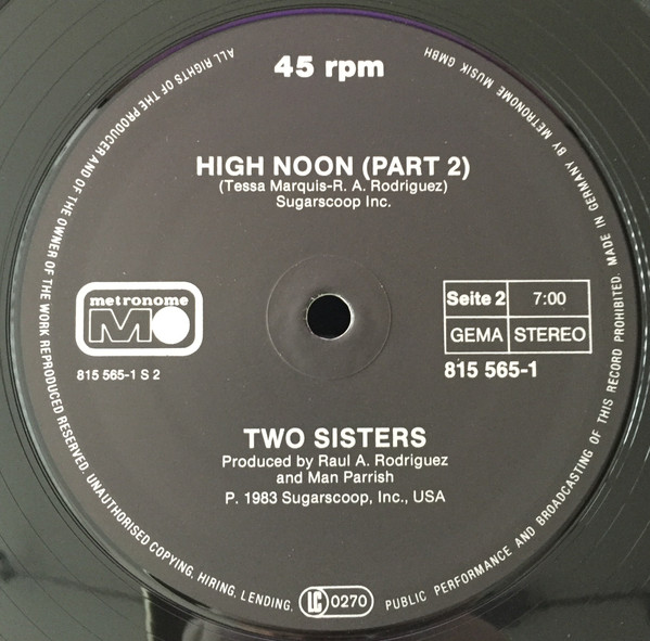 Two Sisters - High Noon | Metronome (815 565-1) - 3 Two Sisters - High Noon | Metronome (815 565-1) - 3