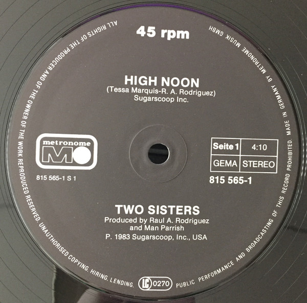 Two Sisters - High Noon | Metronome (815 565-1) - 2 Two Sisters - High Noon | Metronome (815 565-1) - 2