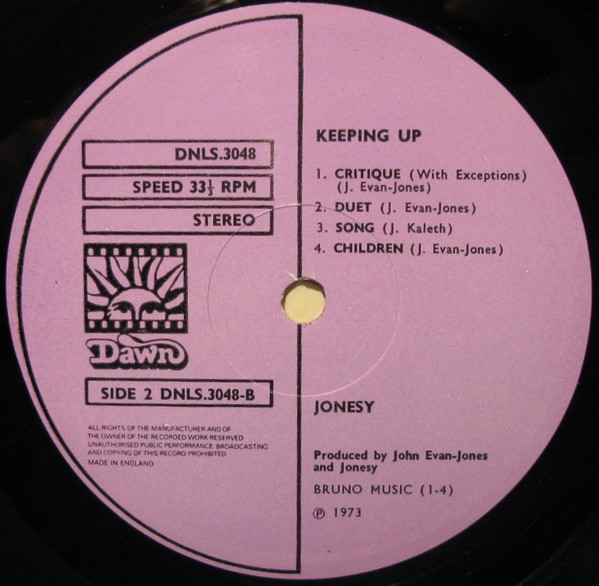 Jonesy - Keeping Up... | Dawn (DNLS 3048) - 4
