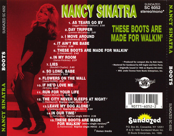 Nancy Sinatra - Boots | Sundazed Music (SC 6052) - 2