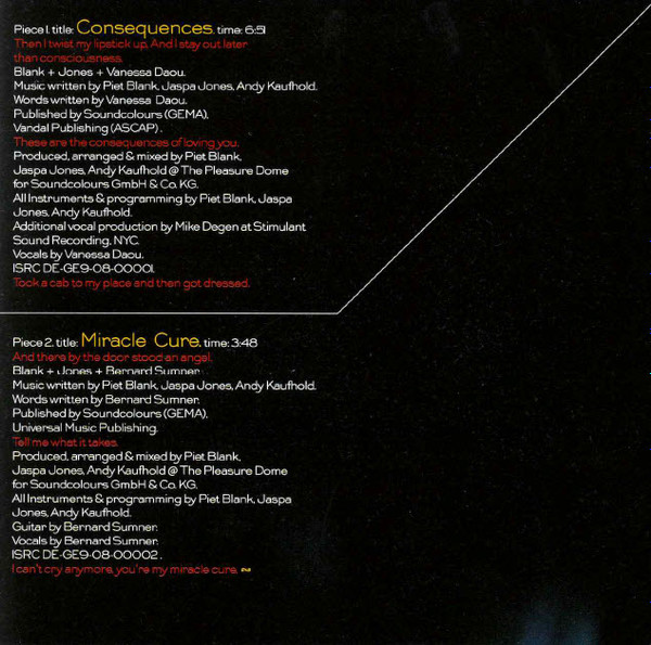 Blank & Jones - The Logic Of Pleasure | Soundcolours (SC 0002) - 4