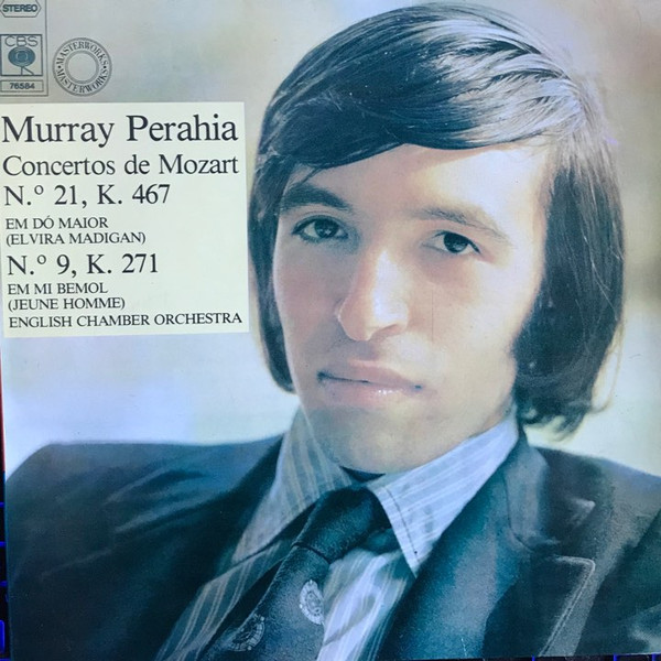 Murray Perahia , Wolfgang Amadeus Mozart , English Chamber Orchestra - Mozart Concerti, No. 21, K. 467, C Major, No. 9, K.271 E Flat | CBS (76584)