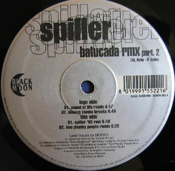 Spiller - Batucada (Rmx Part. 2) | Black Moon (BLACK 005) - 2 Spiller - Batucada (Rmx Part. 2) | Black Moon (BLACK 005) - 2
